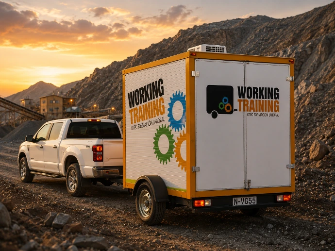 Centro móvil de Working Training en terreno