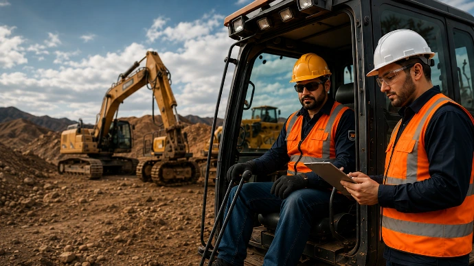 Evaluación de competencias laborales en maquinaria pesada